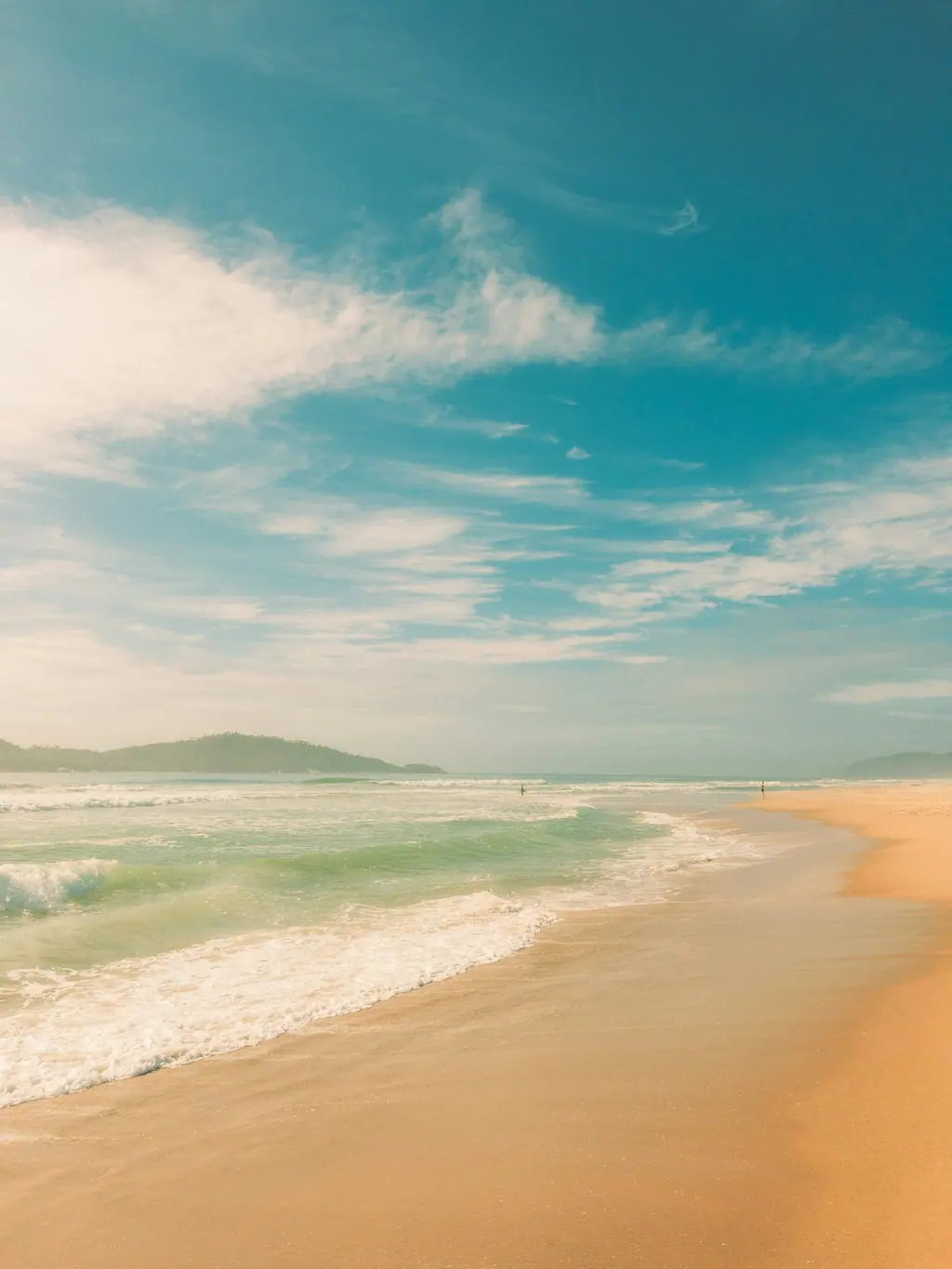 Luz de la costa de Florianópolis: imagen ilustrativa para el cuidado con visita a domicilio.